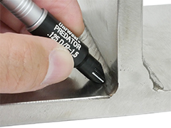 溶接検査用プローブ測定