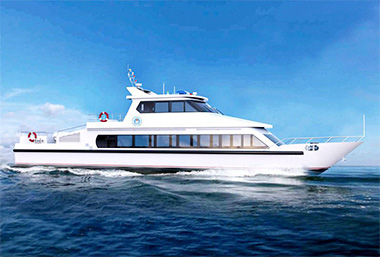 ゲルコート塗布代表例：船体