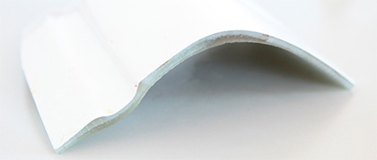 FRP船体のカットサンプル2