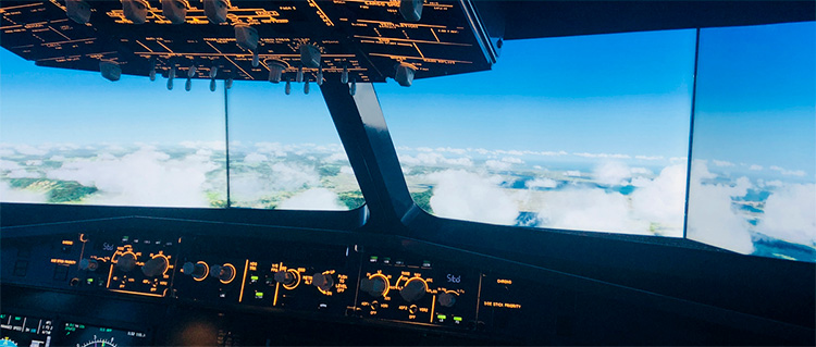 測定例:コクピットの窓ガラス