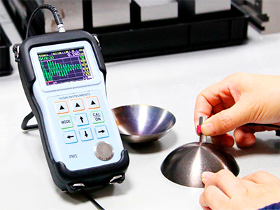 標準プローブで最薄0.13mm測定